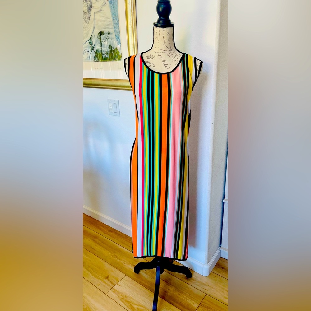Colorful sleeveless MSK dress size 2X
